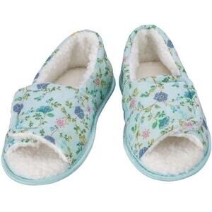 Floral Blue Women's Slippers
